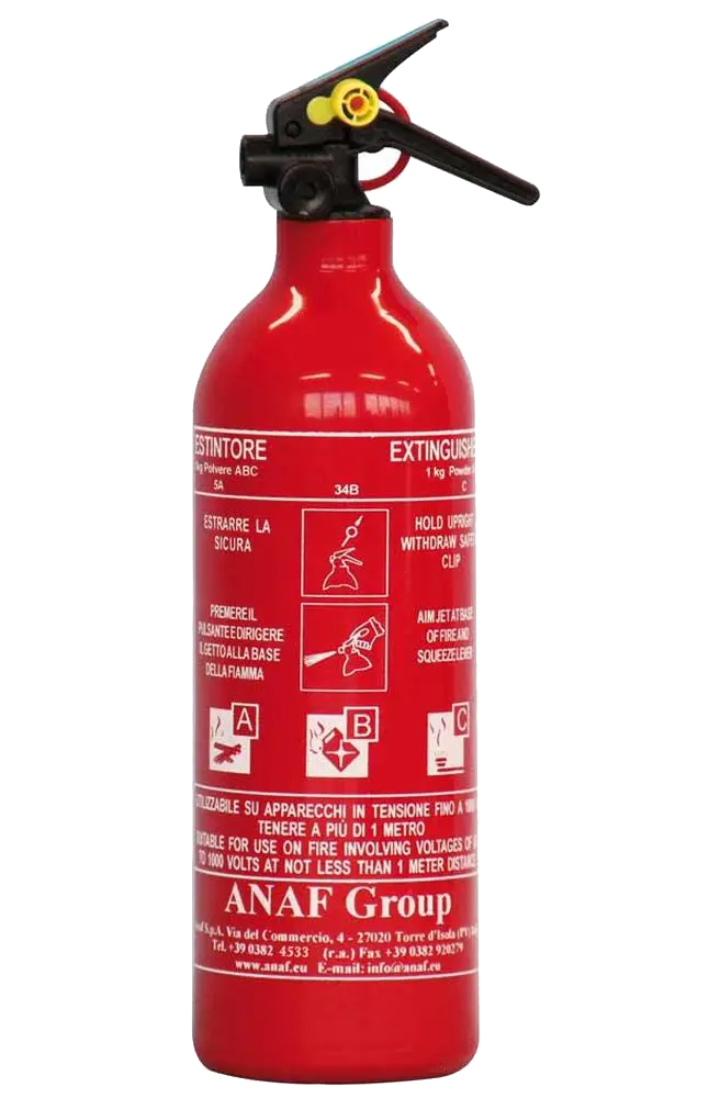 1 Kg Dry Powder Fire Extinguisher – Class 5A-34B:C 1