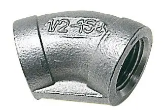 3/8-Inch Female-To-Female 45-Degree Brass Elbow Fitting 1