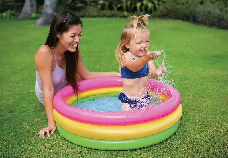 34-Inch Sunset Glow Baby Splash Pool 1
