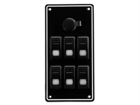 6-Button Control Panel With Auxiliary Socket 1