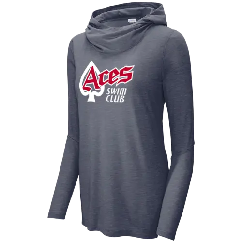 Aces Ladies Long-Sleeve Hooded Sweatshirt 1
