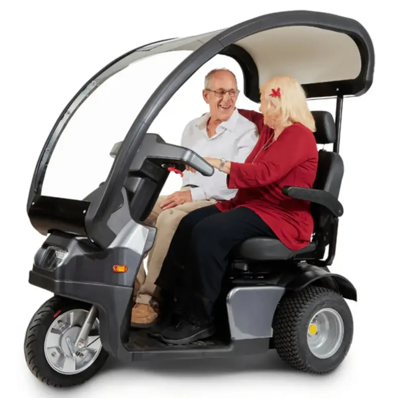 Afiscooter S3 Touring – 3-Wheel Electric Scooter With Weather-Resistant Canopy 1