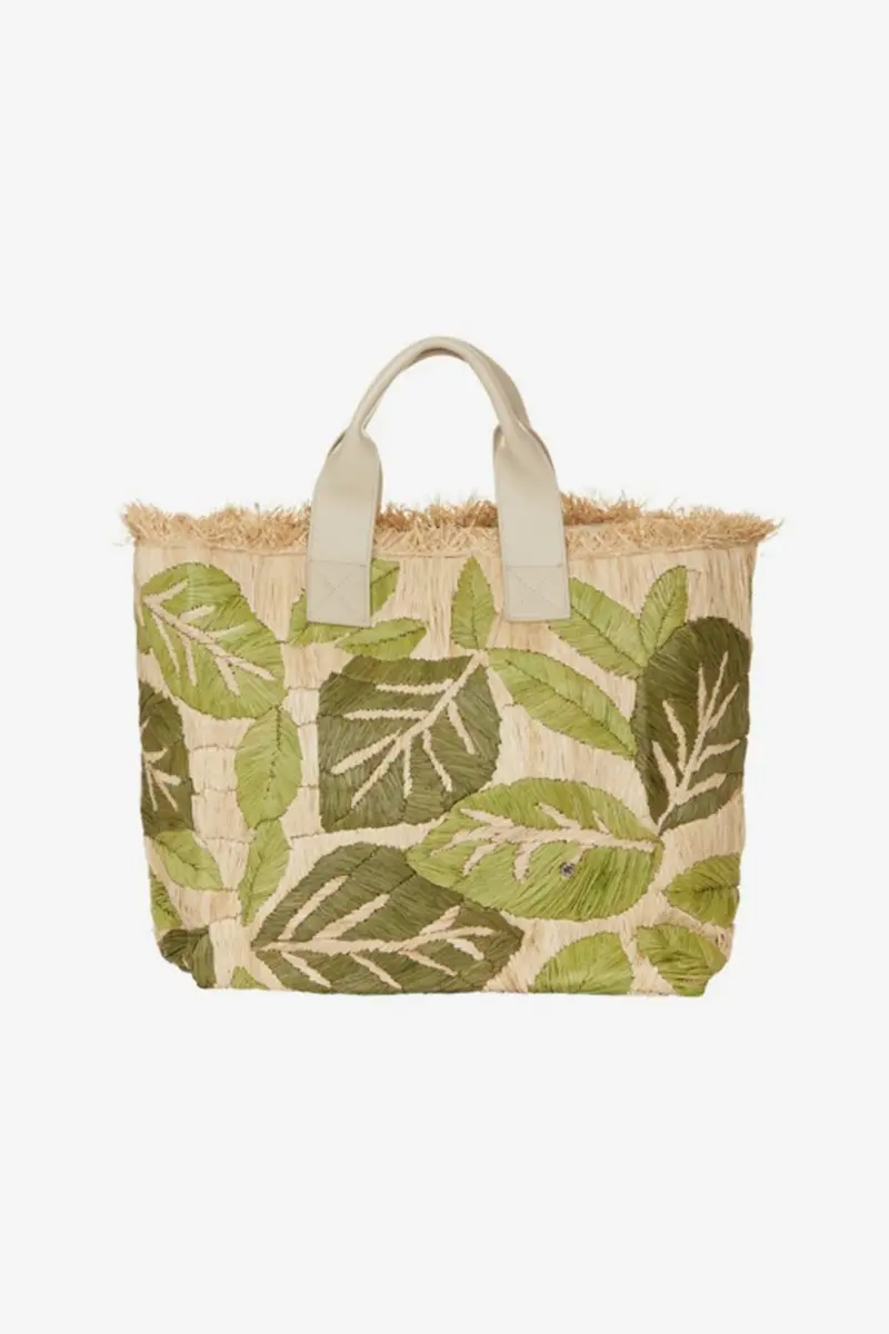 Ancina Tote Bag In Vibrant Key Lime 1
