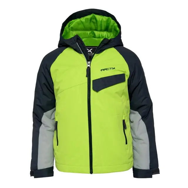 Arctix Boys' Fast Lane Insulated Jacket – Lime Green 1