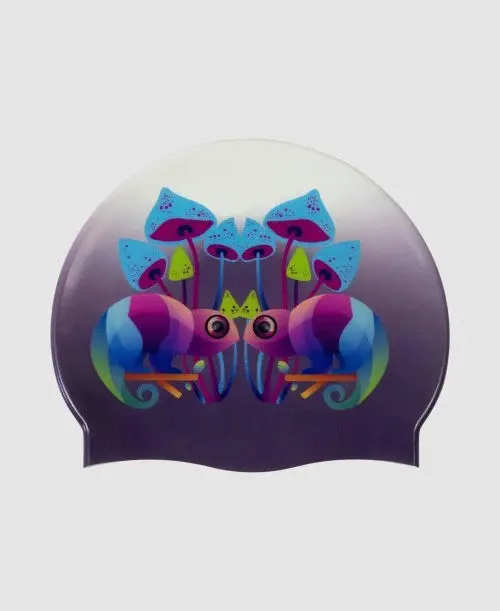 Arena Hd Silicone Swim Cap – Chameleon Pattern 1