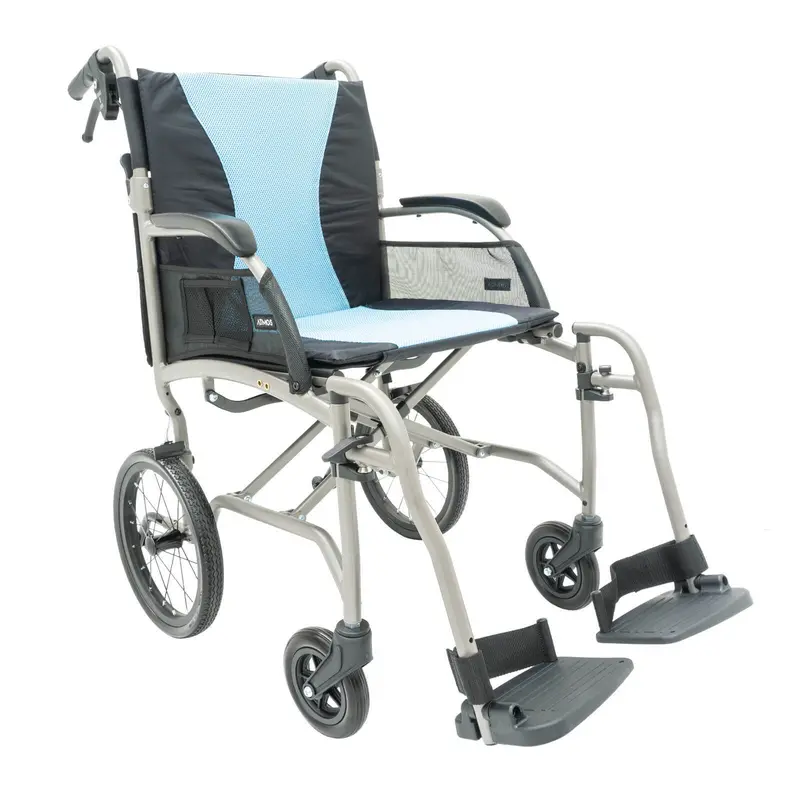 Atmos Ultra-Lite Transit Wheelchair – Foldable, Lightweight Transport Chair 1
