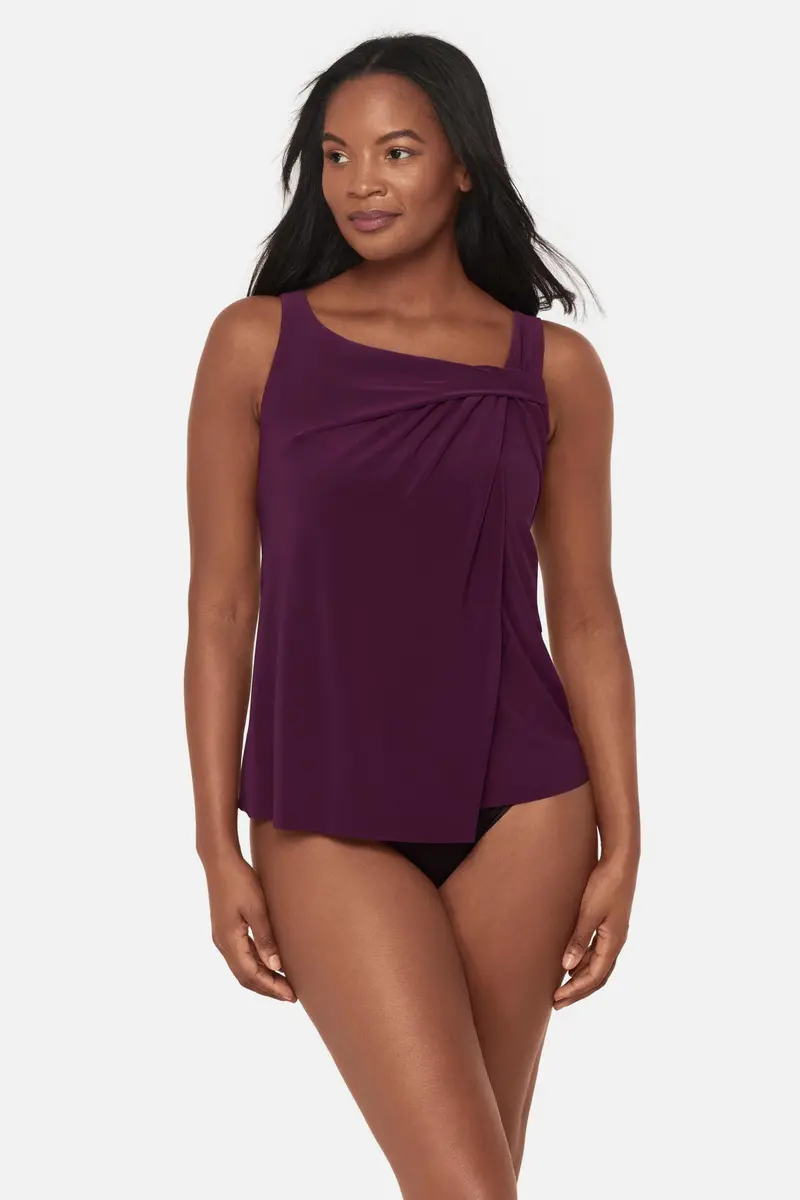Atria Tankini Top – Solid Color Style 1