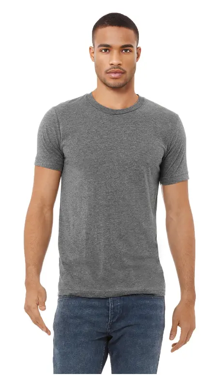 Bella + Canvas Triblend Crewneck Tee For Men & Women 1