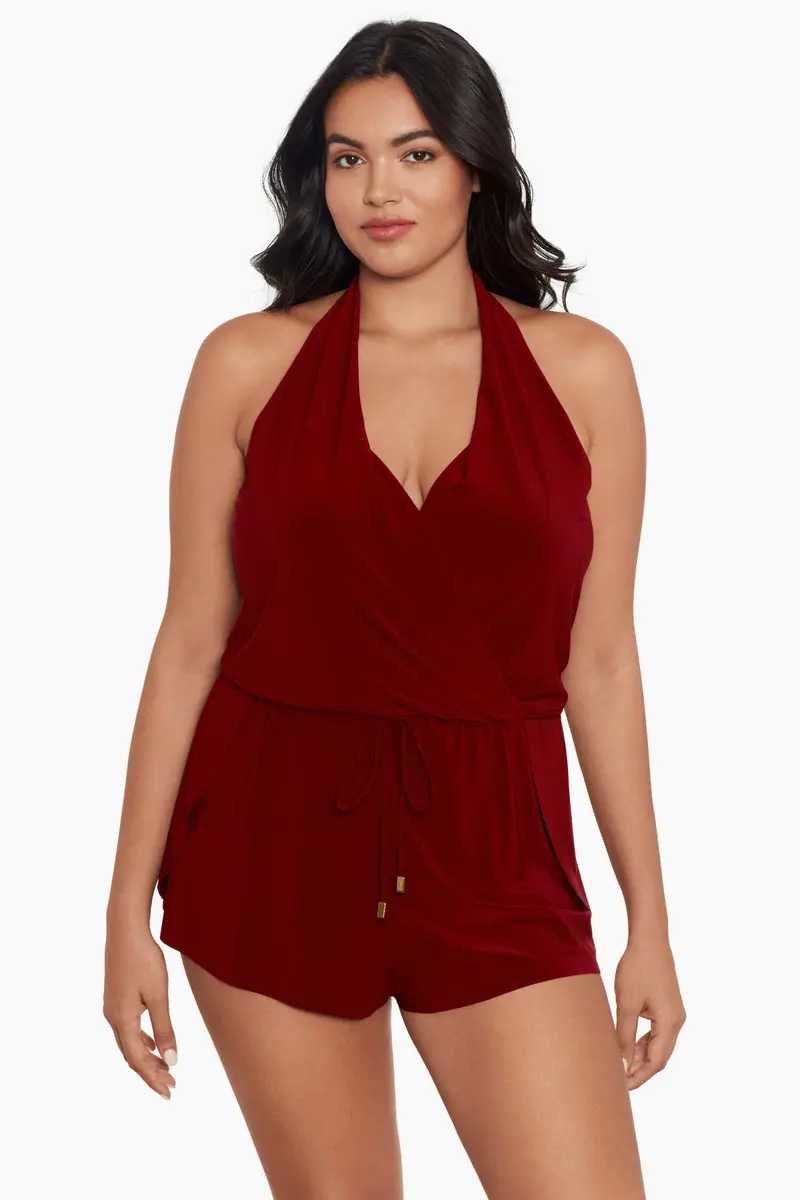 Bianca Plus Size Romper Swimsuit 1