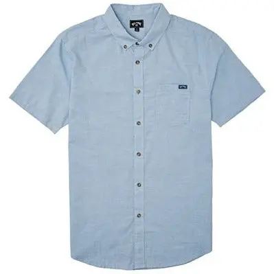 Billabong All Day Light Blue Short-Sleeve Shirt 1