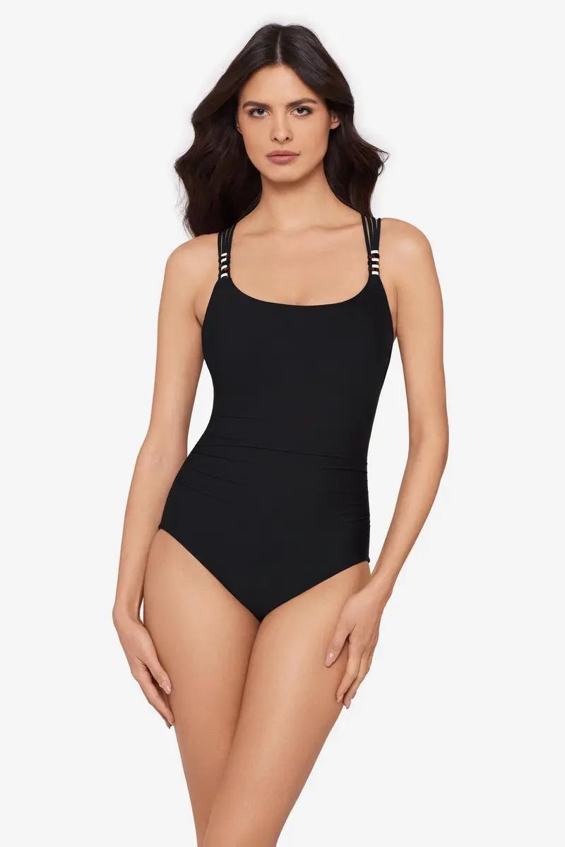 Black Rene One-Piece Swimsuit 1