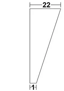 Black Wedge-Shaped Popper Guard (42 × 34 Cm) 1