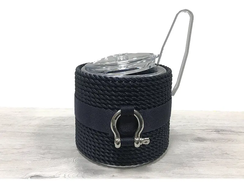 Blue-Themed Ice Bucket With Cricket Motif 1