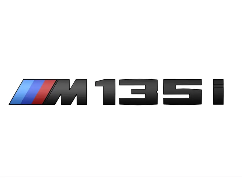 Bmw Genuine M135I Gloss Black Trunk Badge Emblem For F20 1 Series 1