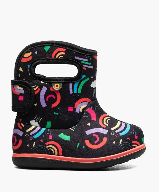 Bogs Baby Ii Rainbow Fun Booties – Infant Waterproof Boots 1