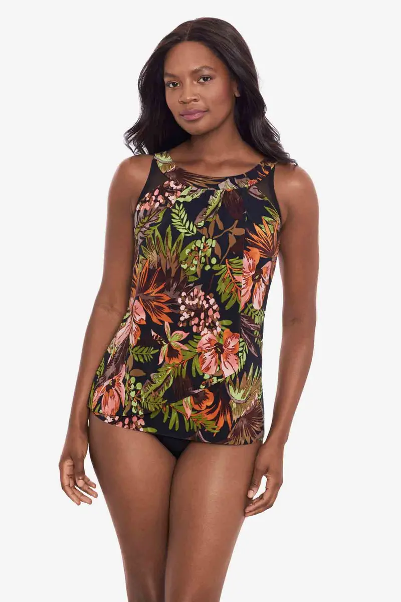 Botanico Print Ursula Tankini Top 1