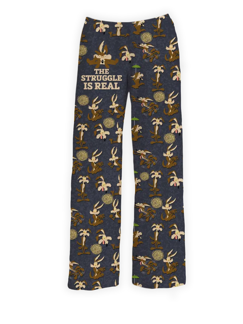 Brief Insanity Struggle Is Real Lounge Pants – Cozy Cotton Blend 1