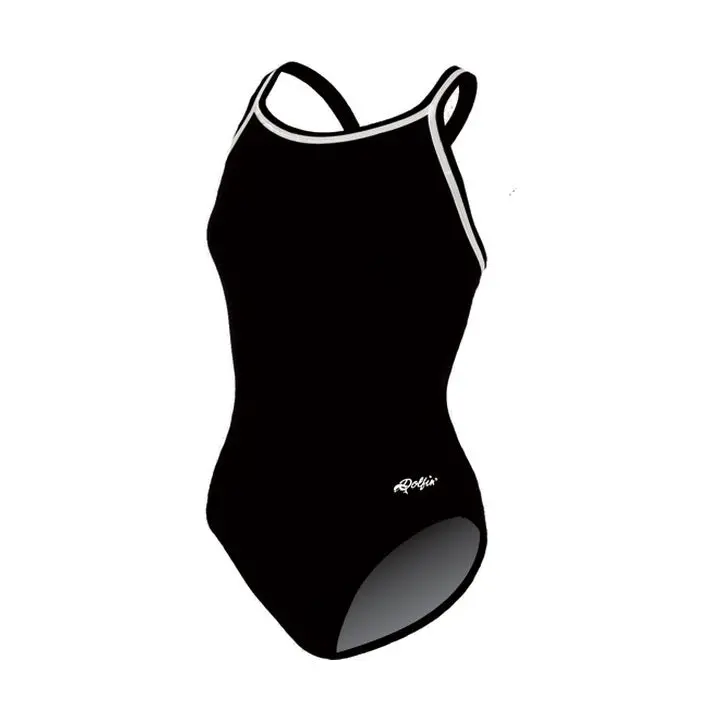Brighton Dolfin Solid Polyester Competitive One-Piece Swimsuit 1