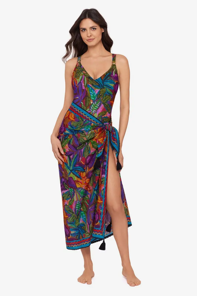 Cactus Flower Pareo Cover-Up 1