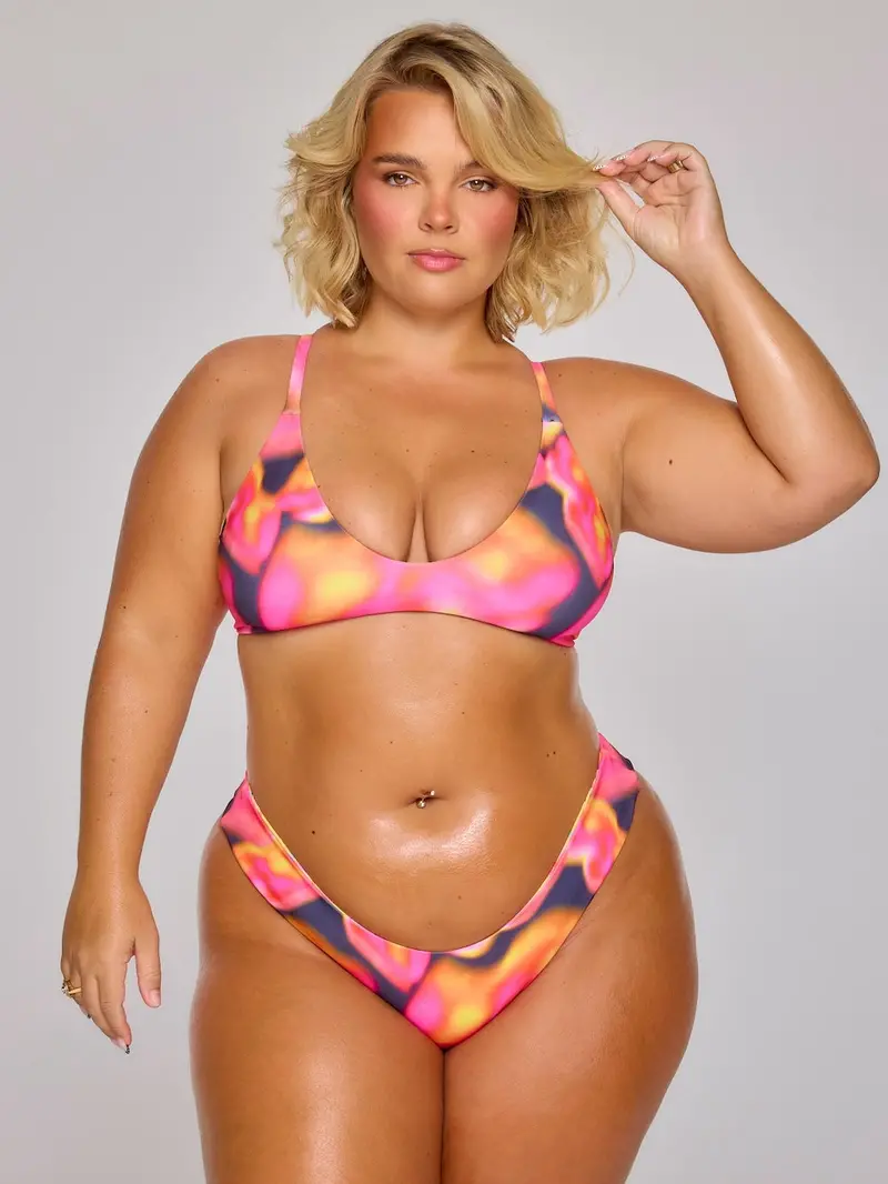 Calypso Marlin-Print Crop Top 1
