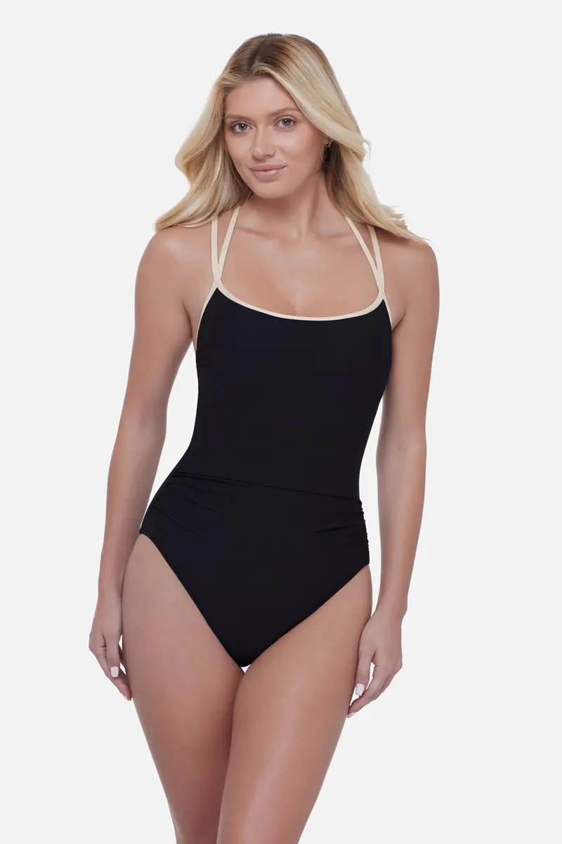 Cam One-Piece Swimsuit – Classic Black 1
