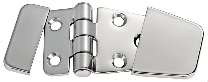Compact Stainless Steel Hinge With Cover Caps – 36.5 Mm × 76.2 Mm 1