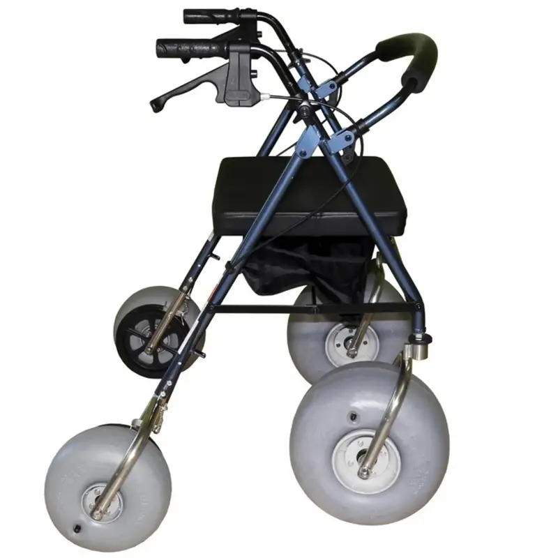 Debug Lightweight Aluminum Beach Walker With Wide Wheels 1