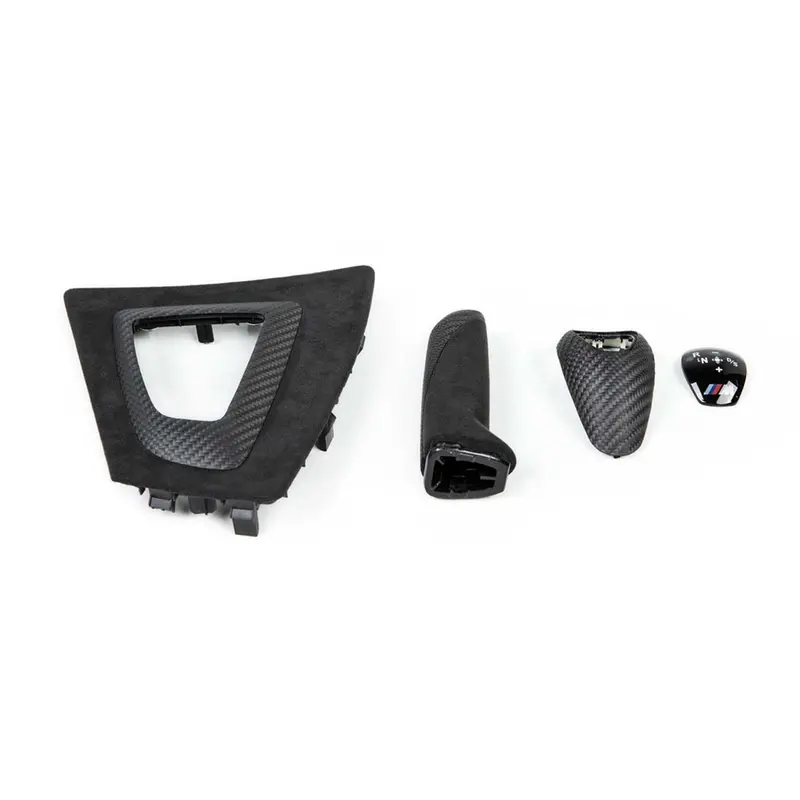 Discontinued M2 F87 Carbon Trim Package – Gear Knob Surround & Handbrake Cover Set (N55 Lci) 1