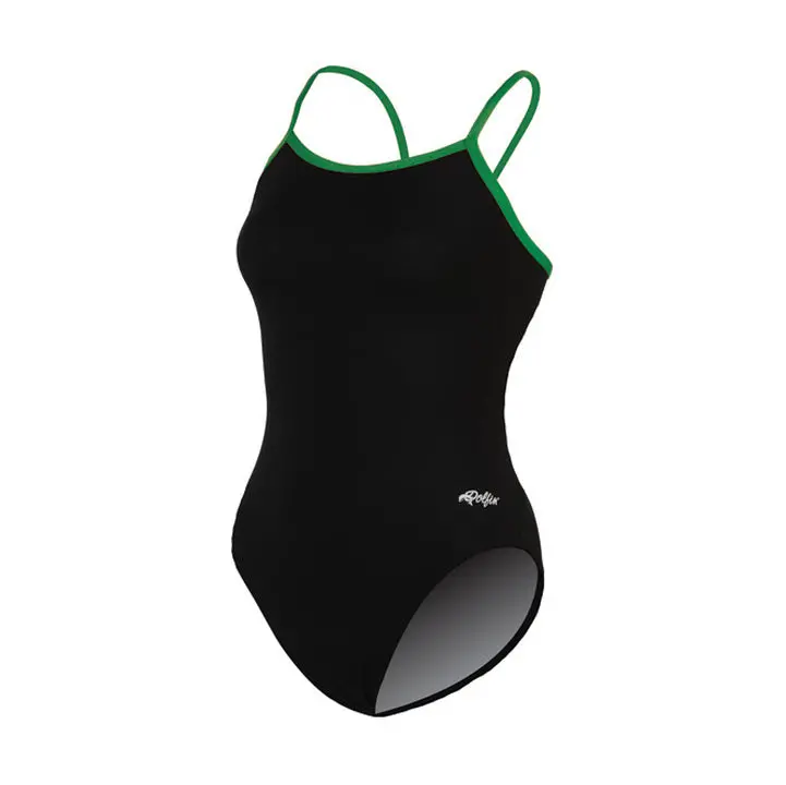 Dolfin Chloroban Varsity Solid String-Back Swimsuit 1