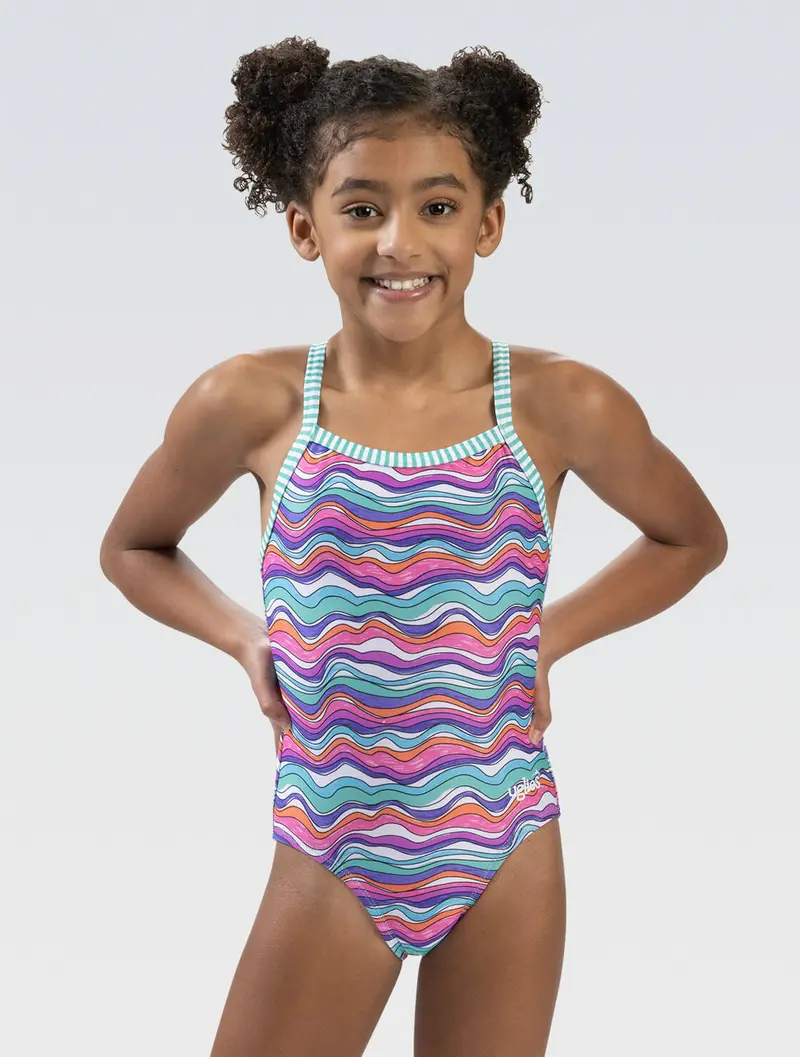 Dolfin Girls’ Uglies Wiggle One-Piece Swimsuit 1