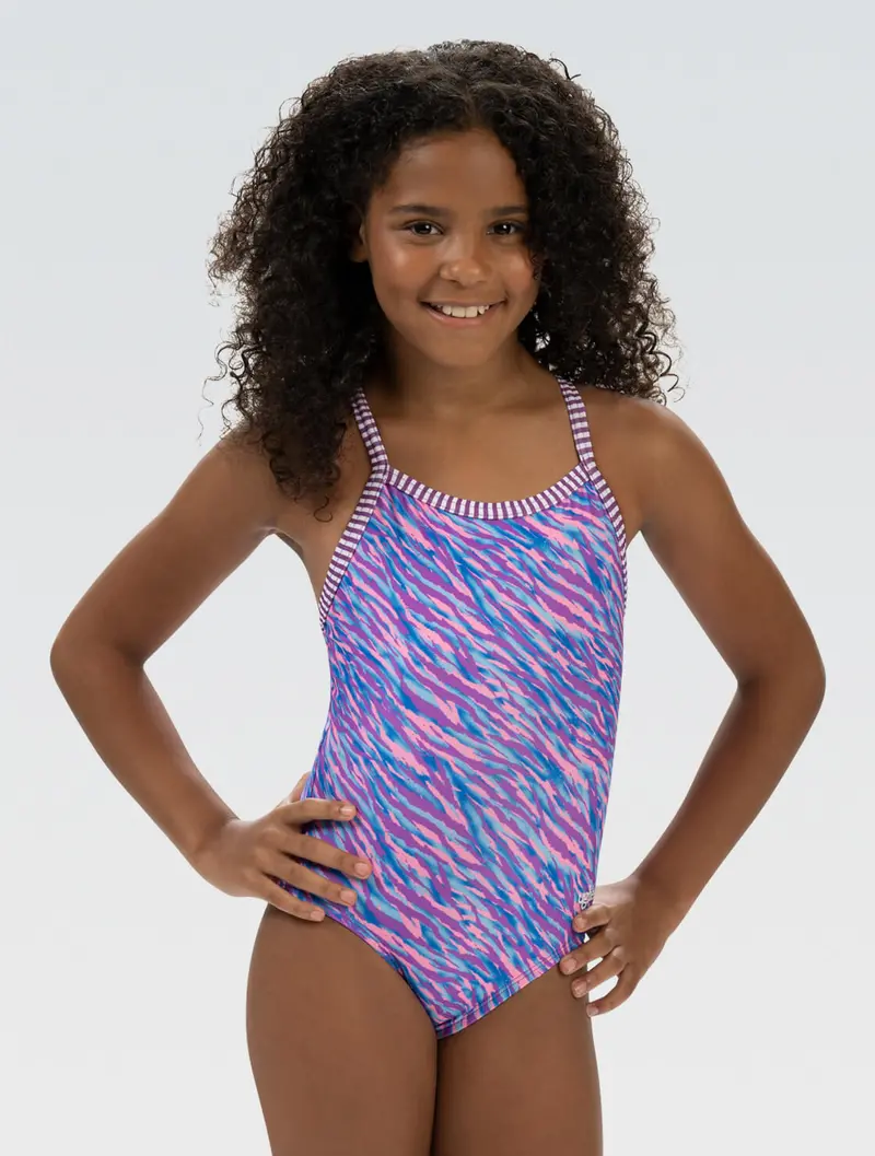 Dolfin Kids’ Uglies One-Piece Swimsuit – Aurora Print 1
