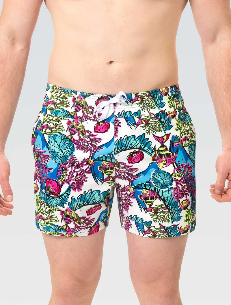Dolfin Men'S 5-Inch Coral Reef Swim Trunk 1
