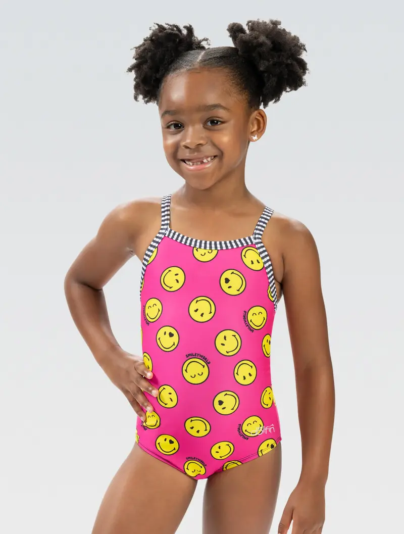 Dolfin Uglies All Smiles One-Piece Swimsuit For Little Girls 1