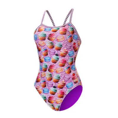 Dolfin Uglies Bon Appetit V-Back Competitive One-Piece Swimsuit 1
