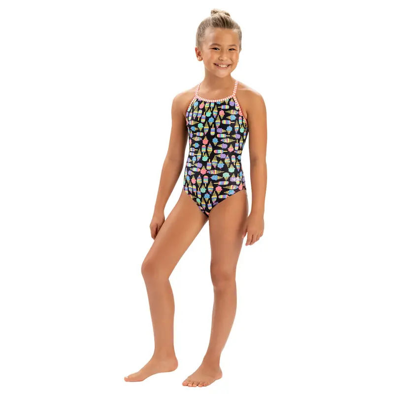 Dolfin Uglies Girls' Summer Sweet One-Piece Swimsuit 1
