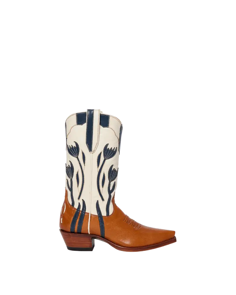 Dolly 2.0 Cream Leather Boots 1
