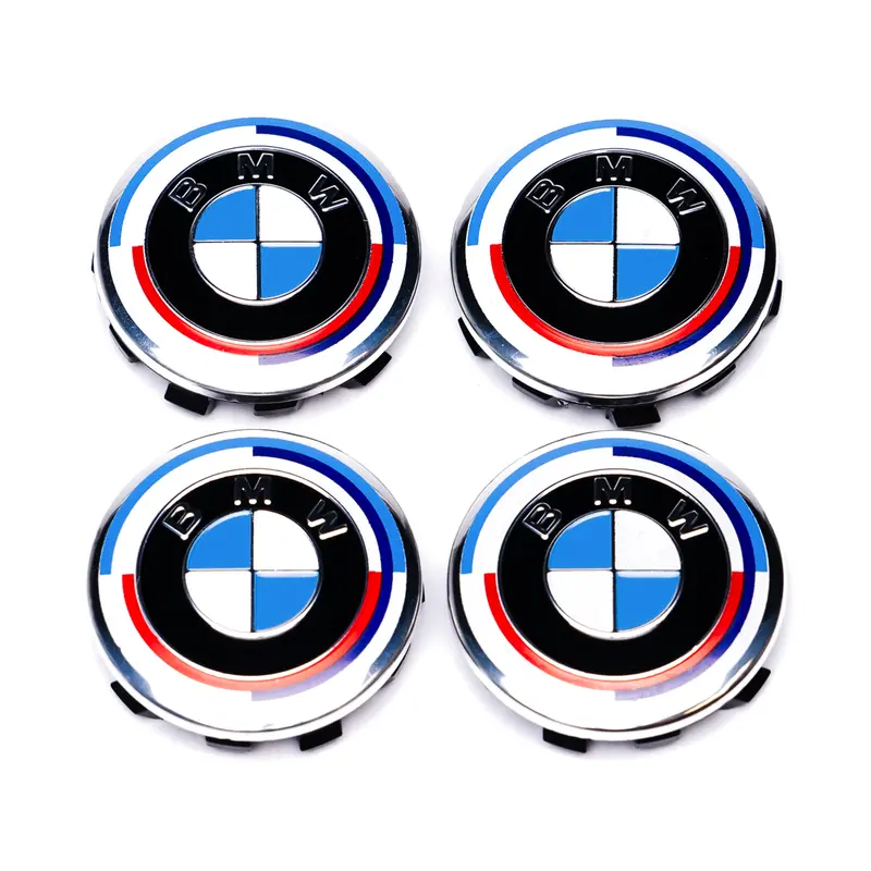Emblex 50Th Anniversary–Style 56Mm Wheel Center Caps For Bmw 1–8 Series & X Models 1