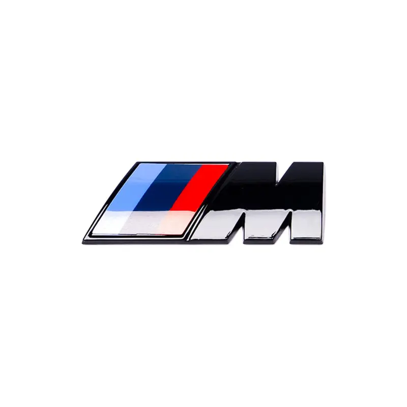 Emblex Gloss Black Miniature M Badge For Bmw Trunk & Fender Applications 1