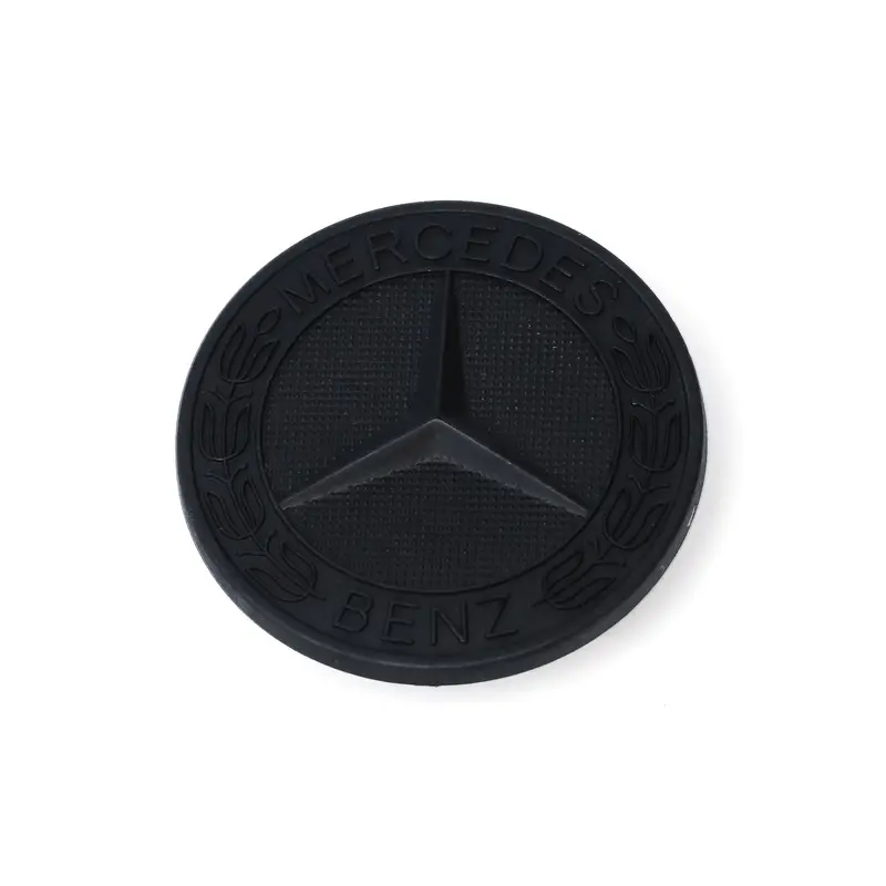 Emblex Matte Black Hood Badge – Mercedes-Benz Amg Style For C-Class & E-Class (C43/C63 S, E43/E53/E63 S) 1