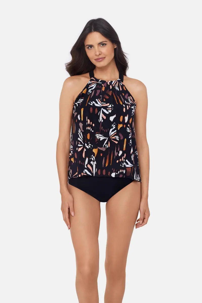 Esme Chrysalis Print Tankini Top 1