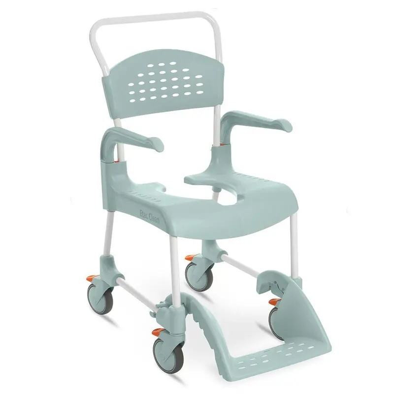 Etac Clean Mobile Shower Commode With 4 Locking Swivel Casters 1