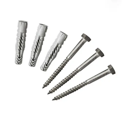 Etac Relax Shower Seat Mounting Kit – 3 Screws + Wall Plugs 1