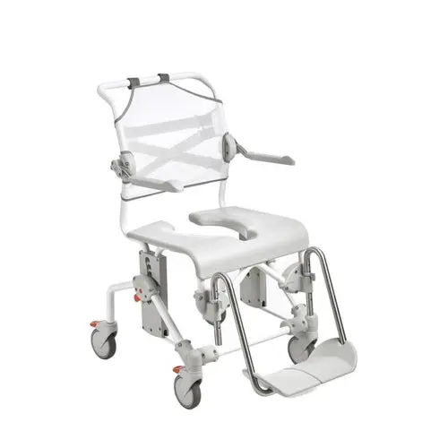 Etac Swift Mobil-2 Shower Commode With Integrated Pan Holder 1
