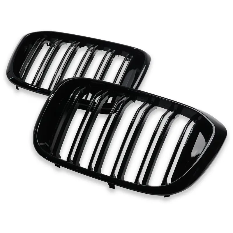 Exon Gloss Black M-Style Twin-Slat Front Grille For Bmw X3 G01 & X4 G02 1