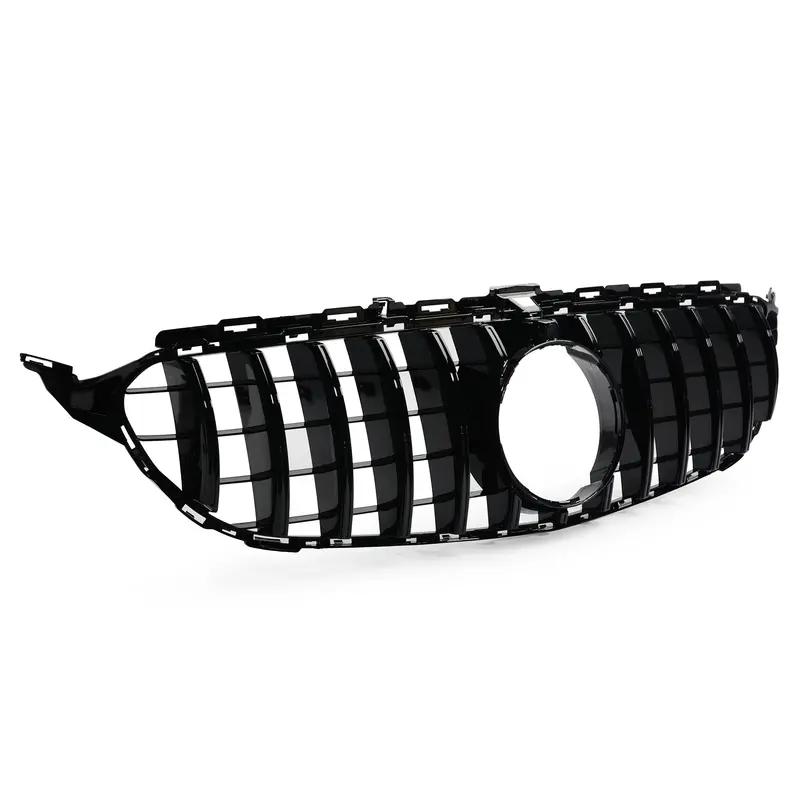 Exon Gloss Black Panamericana Gt Grille For Mercedes-Benz C-Class W205 (2015–2021) – C43 Amg, C180, C200, C220, C250, C300, C350 1
