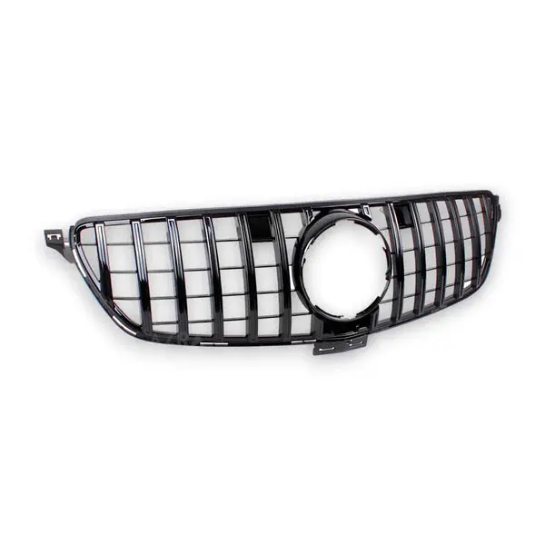 Exon Gloss Black Panamericana Gt Grille For Mercedes-Benz Gle W166 Facelift (2016–2019) – Gle43 And Gle63 Amg Models 1