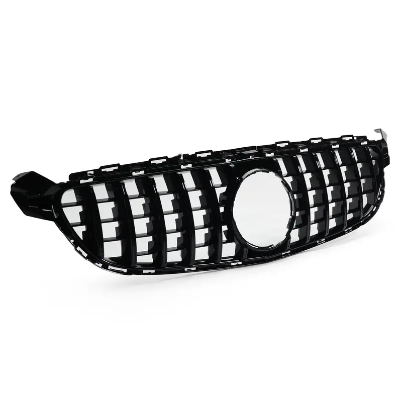 Exon Gloss Black Panamericana Gt Grille – Mercedes-Benz C63/C63S Amg (W205, 2015–2021) 1