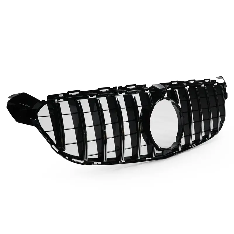 Exon Gloss Black Panamericana Gt Grille With Chrome Accent – Mercedes-Benz C63/C63S Amg (W205, 2015–2021) 1
