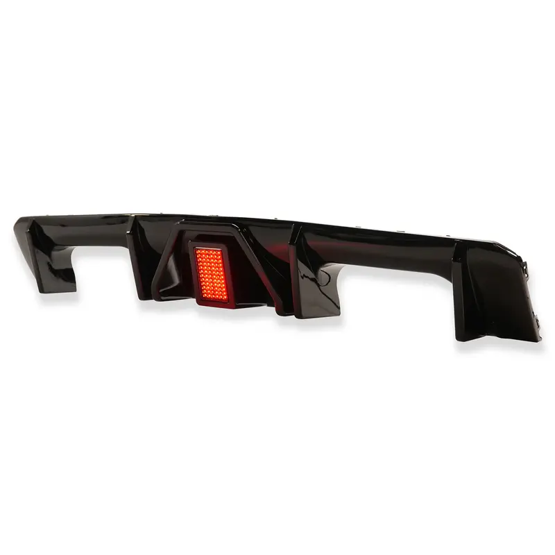 Exon Gloss Black Rear Diffuser With Motorsport Led Third Brake Light – Bmw G80/G81 M3 & G82/G83 M4 1