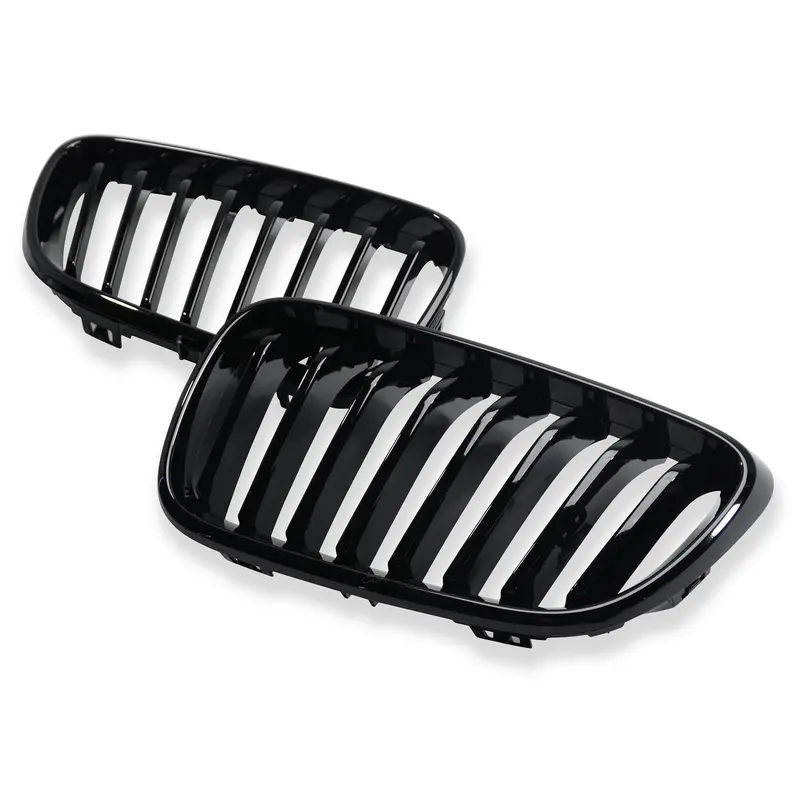 Exon Gloss Black Single-Slat Grille For Bmw F22/F23 2-Series Including M235I & M240I 1